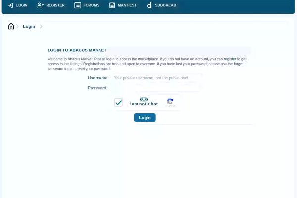 abacus darknet market